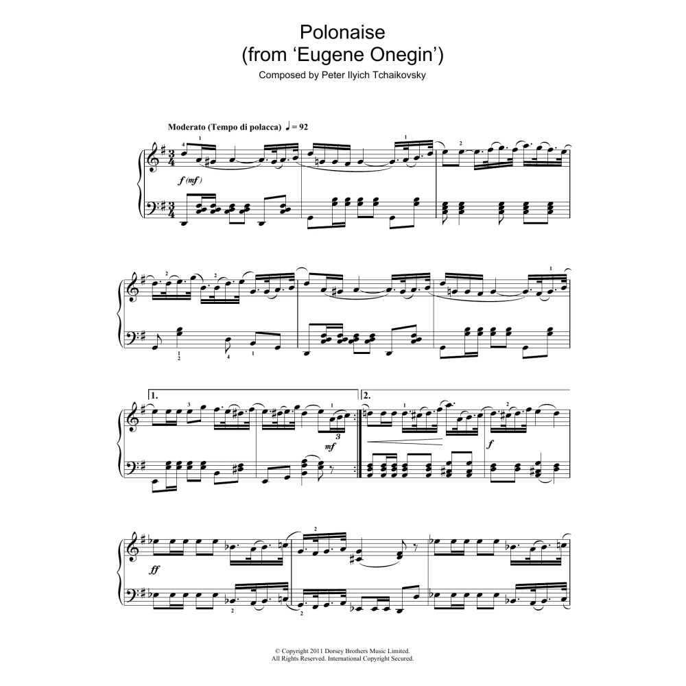 Polonaise (from 'Eugene Onegin')